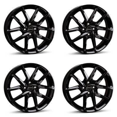 4 Borbet Felgen N 6.5x16 ET37 4x100 SW für Mitsubishi Colt