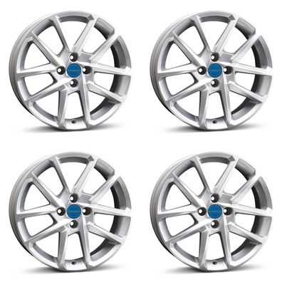 4 Borbet Felgen N 7.0x17 ET32 4x108 SIL für Alfa Romeo Junior