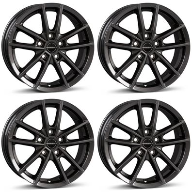 4 Borbet Felgen W 6.5x16 ET50 5x112 ANT für VW Caddy Cross e-Golf Golf Jetta Sharan