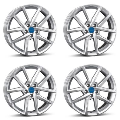 4 Borbet Felgen N 8.0x18 ET41 5x112 SIL für VW Arteon Beetle Caddy California CC