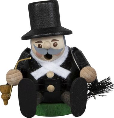 Räucherfigur mini "Schornsteinfeger" Höhe 8cm NEU Räuchermann Räucherfigur Rauch