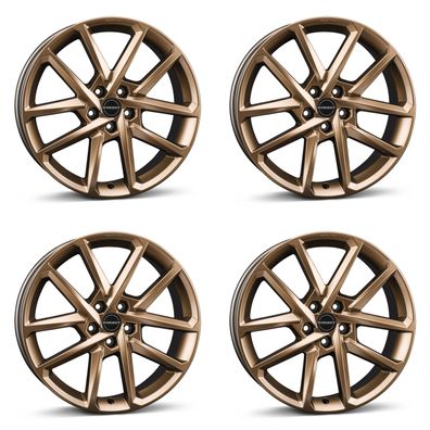 4 Borbet Felgen N 8.0x19 ET45 5x112 BRONM für Cupra Ateca Born Leon ST Tavascan