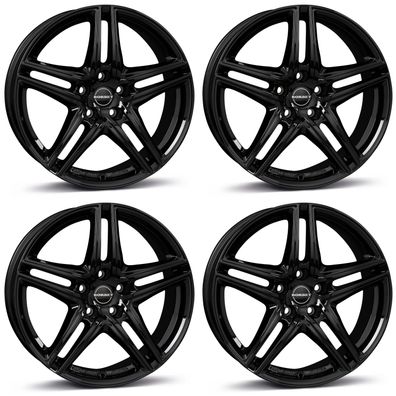 4 Borbet Felgen XR 6.5x16 ET22 5x112 SW für BMW 3