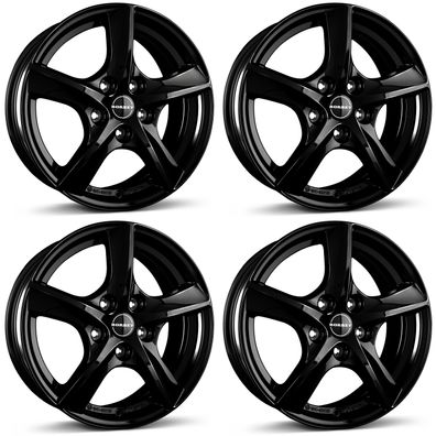 4 Borbet Felgen TL 5.5x15 ET38 5x100 SW für Audi A1