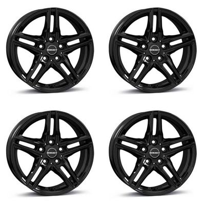 4 Borbet Felgen XR 7.5x17 ET35 5x120 für Saab 44809