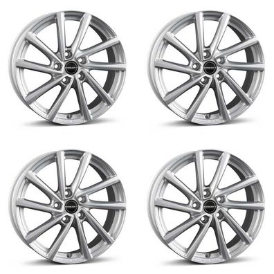 4 Borbet Felgen V 7.0x17 ET54 5x112 SIL für BMW 2er