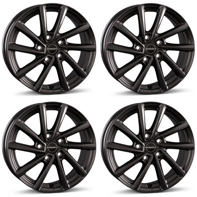 4 Borbet Felgen V 7.0x18 ET52 5x112 ANT für VW e-Golf Golf Jetta Touran