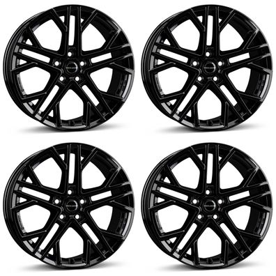 4 Borbet Felgen XV 9.5x19 ET45 5x112 SW für Skoda Karoq