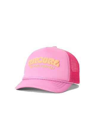 RIP CURL Kids Snapback Trucker Cap Mixed Soft Junior hot pink