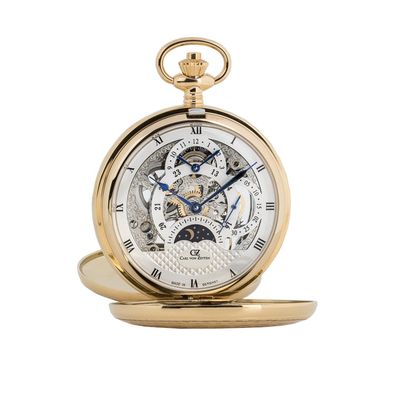 Carl von Zeyten Taschenuhr mit Kette Alb CVZ0040GSL Limited Edition