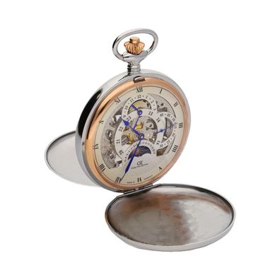 Carl von Zeyten Taschenuhr mit Kette CVZ0040RSL Alb Limited Edition rosé vergoldet