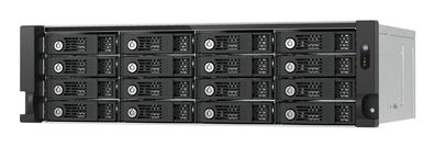QNAP TL-R1600PES-RP 16-bay 3U rackmount PCIe interface SATA JBOD expansion enclosure