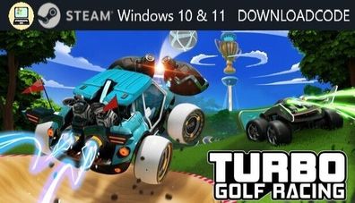 NEU PC Computer Spiel Turbo Golf Racing für Windows 10 11 STEAM Downloadcode Key