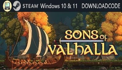 NEU PC Computer Spiel Sons of Valhalla für Windows 10 11 STEAM Download Code Key