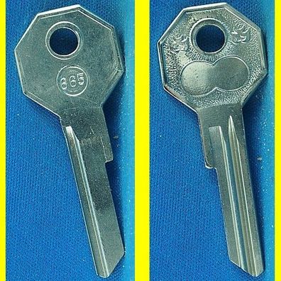 Schlüsselrohling Börkey 665 für Yale - Amerik. Fahrzeuge, Chrysler, Dodge, Plymouth