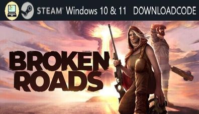 NEU PC Computer Spiel Broken Roads für Windows 10 11 STEAM Downloadcode Game Key