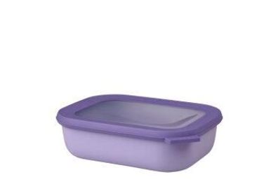 Mepal 6 Stück multischüssel cirqula rechteckig 1000 ml - nordic lilac 106255074600