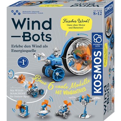KOSMOS Wind Bots, Experimentierkasten (Erlebe den Wind als Energiequelle)