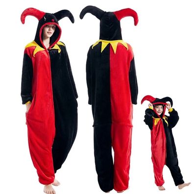 Clown Kigurumi Onesie Erwachsene Tier Cosplay Pyjamas Plusch Halloween Weihnachten