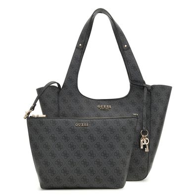 Shopper Handtasche Calista Coal Logo