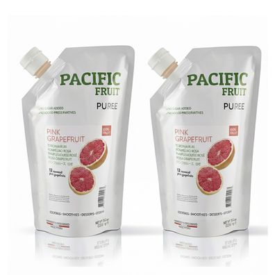 Pacific Fruit Püree Pink Grapefruit 2x 1kg Fruchtpüree für Gelees, Mousse & Dressing