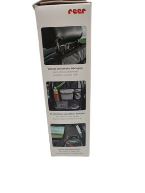 reer TravelKid Tidy Autorücksitz-Organizer schmutzabweisend grau für Autositze