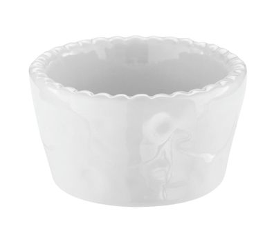 Utensili Cucina Paderno Souffleförmchen 9 cm Porzellan gerippt 44390-09