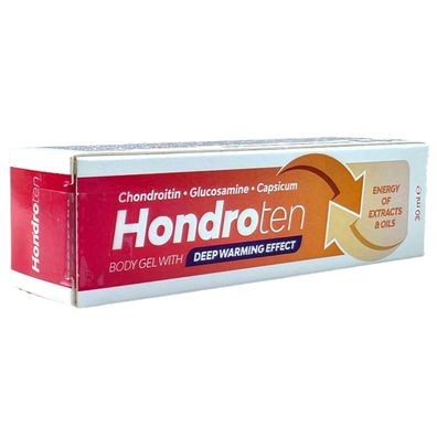 Hondroten Body Gel - Tiefenwärmender Effekt mit Kampfer, Capsicum, Zimt Blitzversand