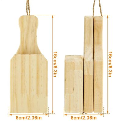 Plantain Smasher, Wooden Fried Banana Masher Tool for Home/Camping/Party/Grill Cookin