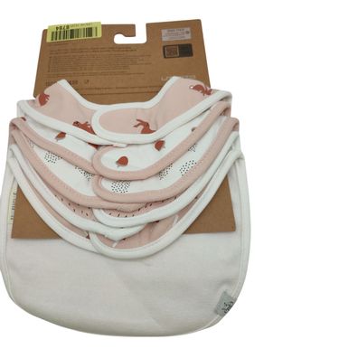 LÄSSIG Set mit 5 Lätzchen für Babys Baumwolle wasserdicht