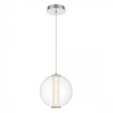 Elstead Lighting LED Pendelleuchte Atomo 1-flammig chrom poliert 3000K