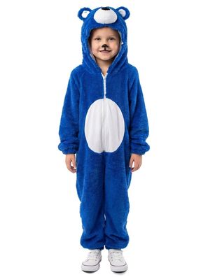 Bär Overall Kinderkostüm blau