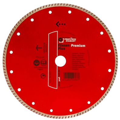 Diamanttrennscheibe D 125 x 22,2 TS Fliese Turbo Premium Plus