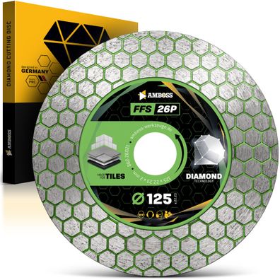 Diamanttrennscheibe D 125 x 22,2 Jolly Cut , Trennen und Schleifen