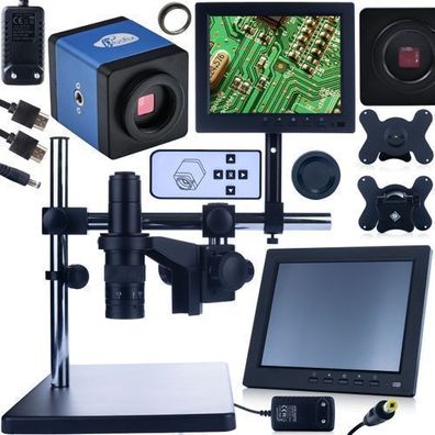 Rosfix Set Digitalmikroskop MCEP-0.5X-PZRR – 7–45x Zoom | 8" Display, Kamera