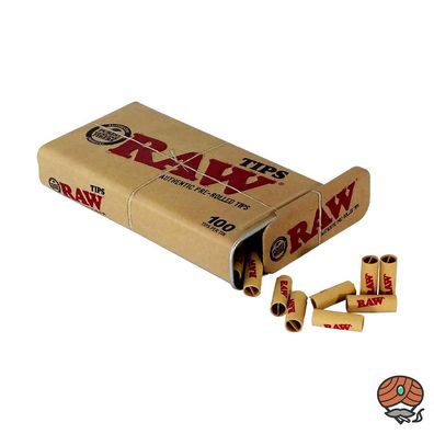 RAW Pre-Rolled Tips, Metalldose mit 100 Stück