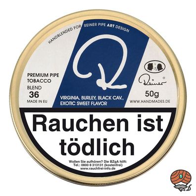 Reiner BLAU Blend 36 Pfeifentabak 50g Dose