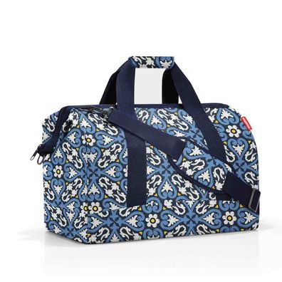 reisenthel allrounder L 30l floral 1 MT4067 blau Reisetasche Tasche Sauna Sport