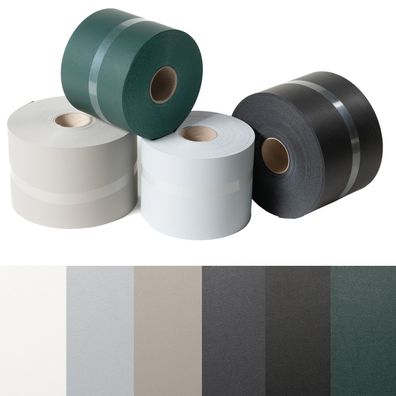 Sichtschutzrolle Premium für Doppelstabmattenzaun 19,1cm Sichtschutz PP Lederoptik