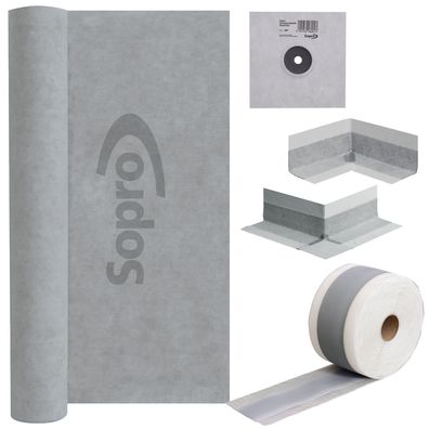 Sopro Abdichtung Classic Dichtbahn und Ecken