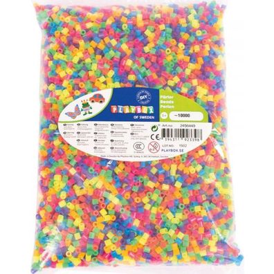Playbox Bügelperlen - neon 10000Stück