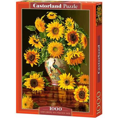 Castorland Puzzle Sonnenblumen in einer Vase 1000 Teile