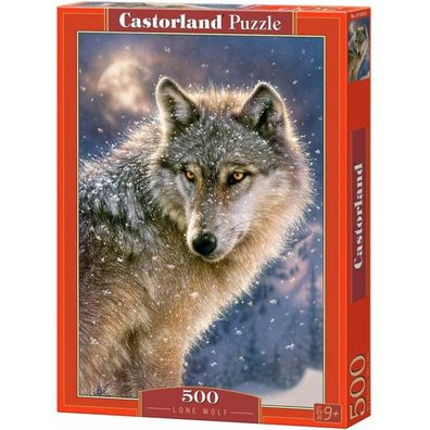 Castorland Einsamer Wolf Puzzle 500 Teile