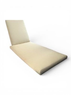 Destiny Polster für eine Liege mit Reißverschluss, natur