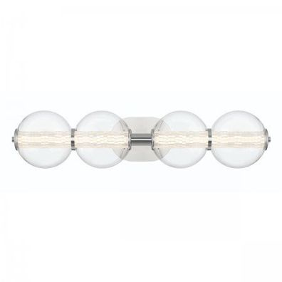 Elstead Lighting LED Wandleuchte Atomo 4-flammig Chrom poliert 3000K