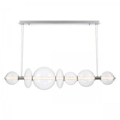 Elstead Lighting LED Pendelleuchte Atomo 7-flammig Chrom poliert 3000K