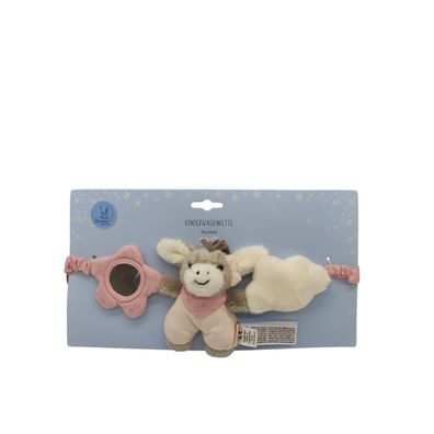 Sterntaler Emmi Girl Flora Kinderwagenkette Esel Motiv rosa