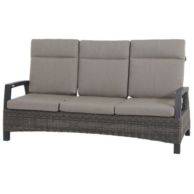 Corido Lounge 3er Sofa Gestell Alu matt-anthrazit