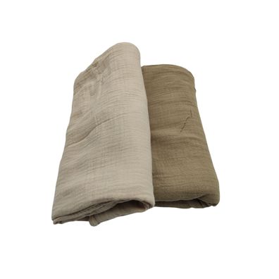 lulumoon Baby Pucktuch aus Musselin atmungsaktive Baumwolldecke