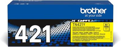 Brother Original Tonerkassette TN-421Y gelb (für Brother HL-L8260CDW, HL-L8360CDW, DC